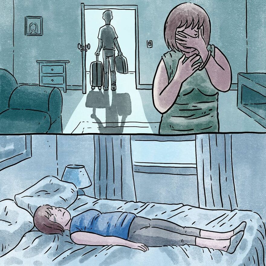 Artist Tells Heartbreaking Stories About The Issues Of Our Society Without Using A Single Word (5 New Comics)