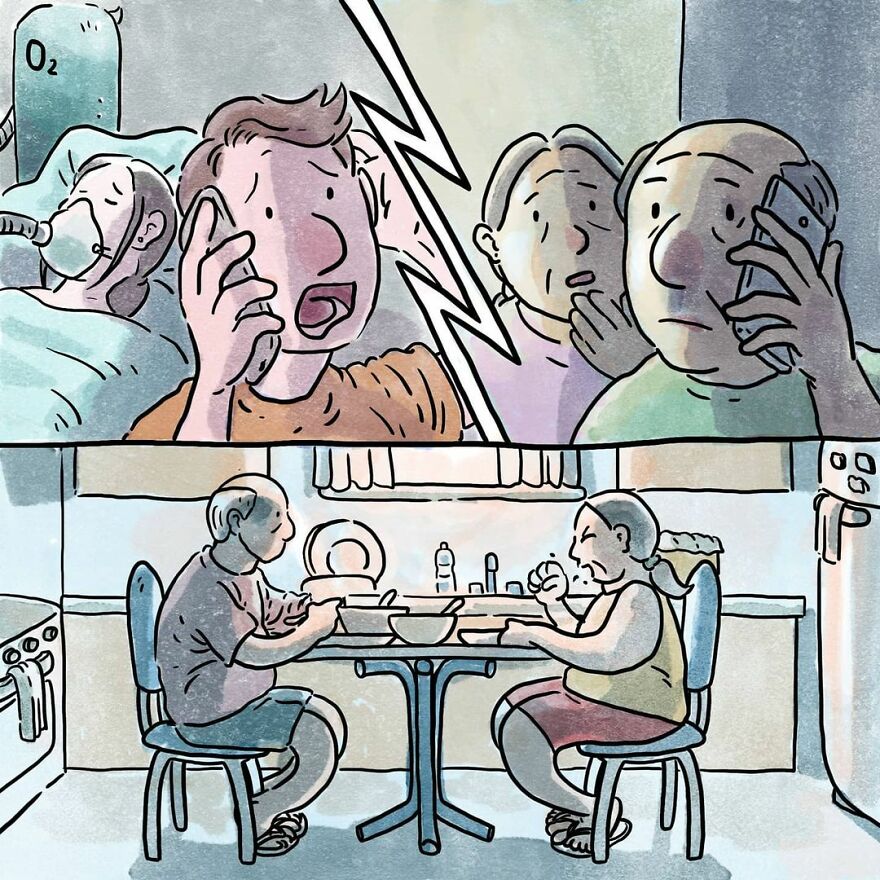 Artist Tells Heartbreaking Stories About The Issues Of Our Society Without Using A Single Word (5 New Comics)