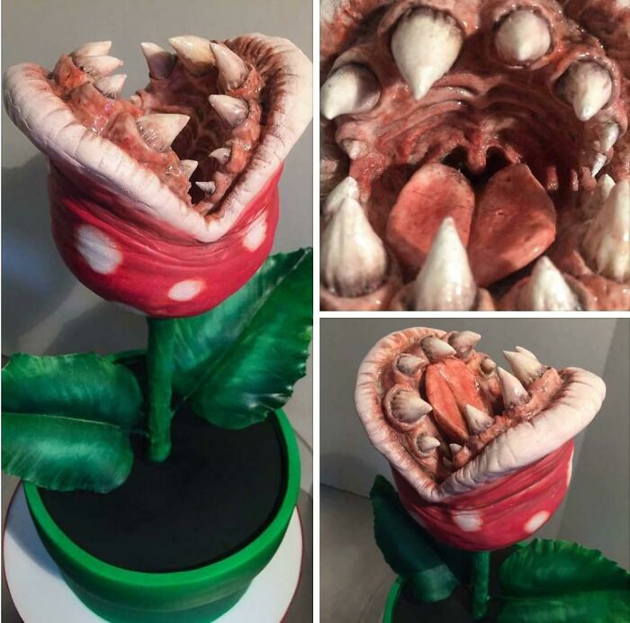 Piranha Plant Cake