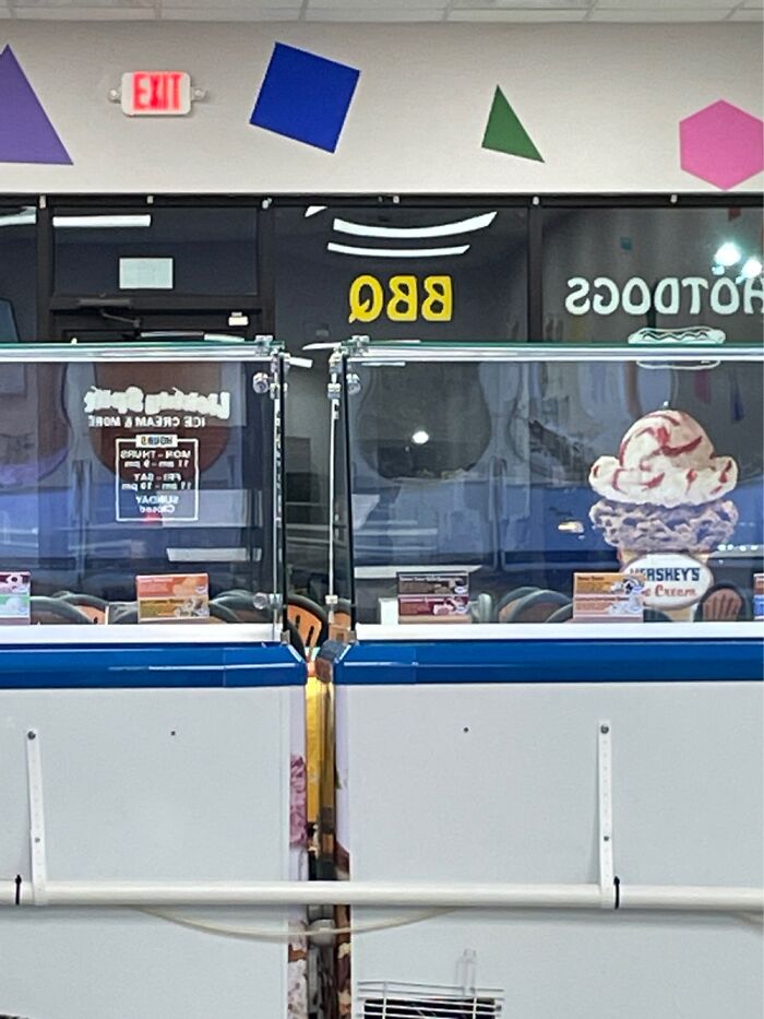 At Work In An Ice-Cream Shop In Virginia USA