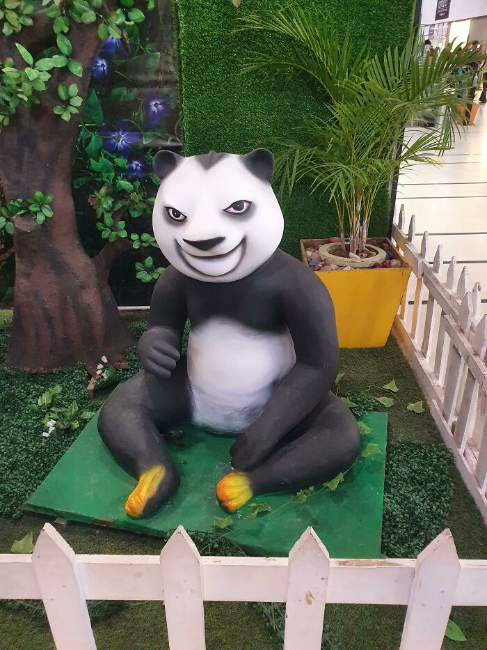 Panda Decoration At Our Mall