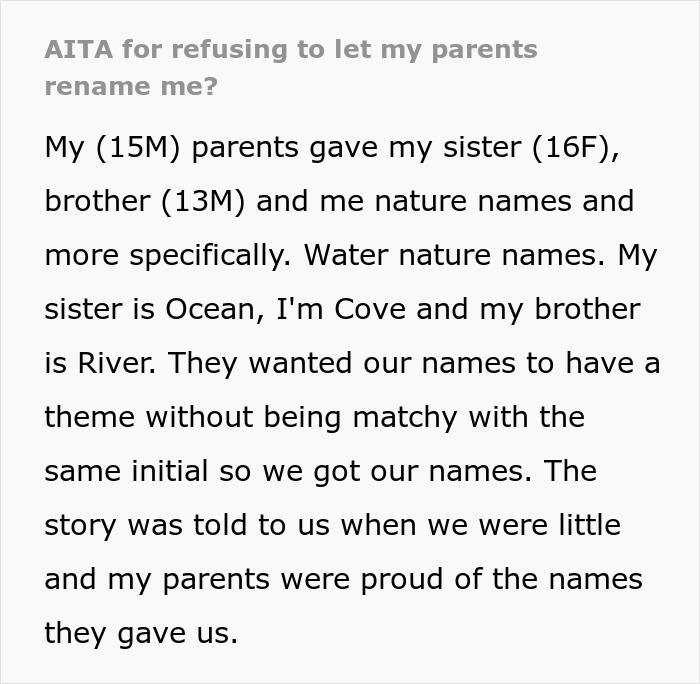 “Having Weird Names Does Not Age Well”: Parents Want To Rename Kids 16 Years Later