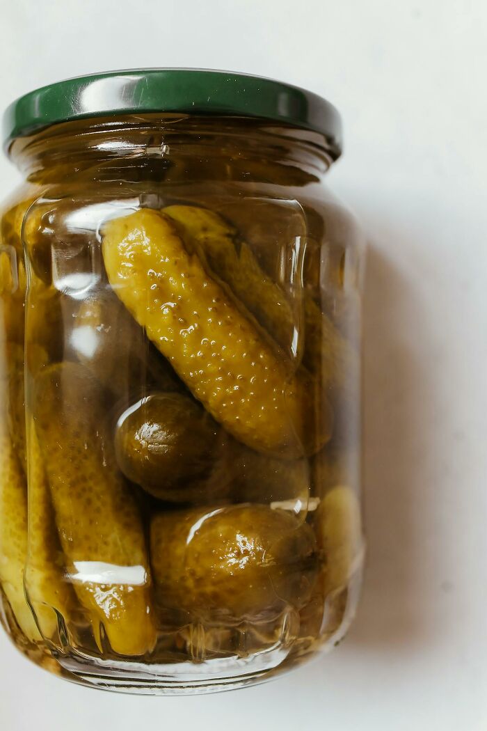 Jar of pickles on a white background representing obvious things you've just become aware of in everyday life.